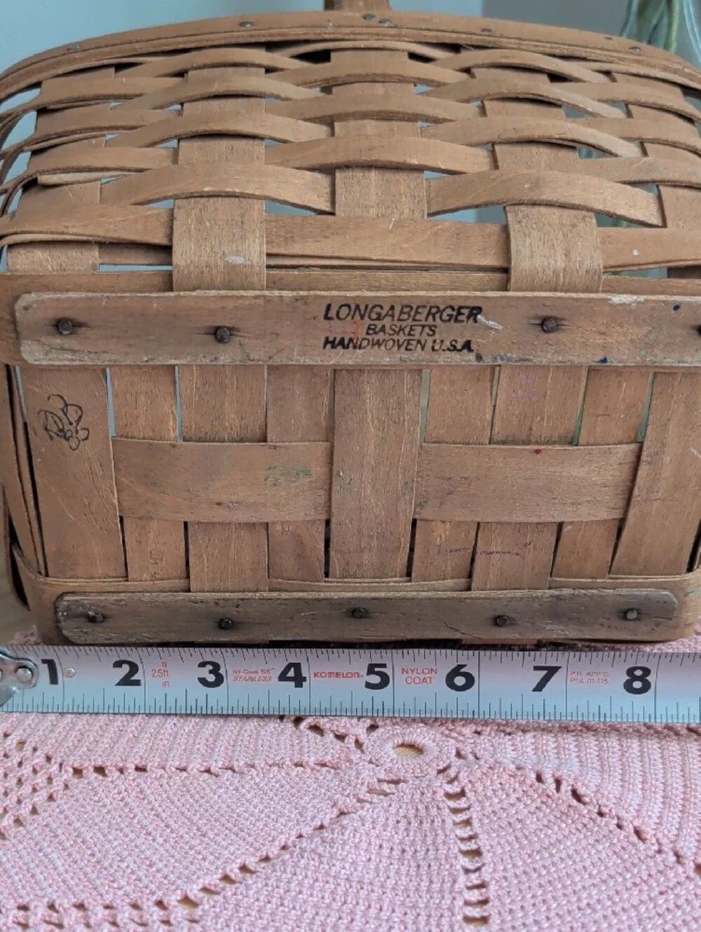 Longaberger 1985 Classic Brown Spring Basket